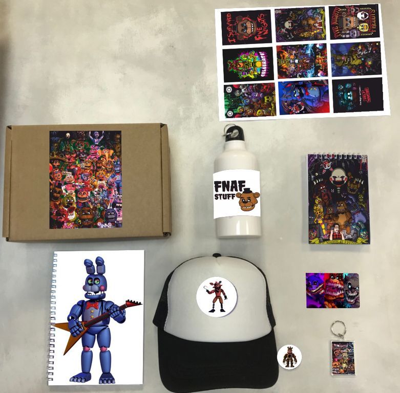 Бокс с подарком по игре Five Nights at Freddys , Пять ночей у Фредди - 8, 8 предметов
Бокс с подарком по игре Five Nights at Freddys , Пять ночей у Фредди - 8, 8 предметов