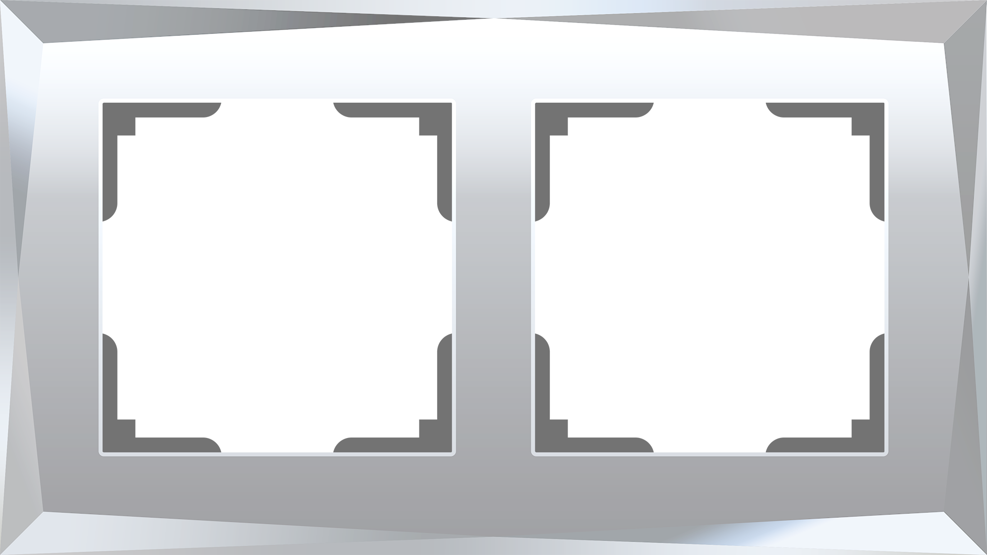 Рамка на 2 поста (зеркальный) Werkel WL08-Frame-02, Серебристый, Diamant2
Рамка на 2 поста (зеркальный) Werkel WL08-Frame-02, Серебристый, Diamant2