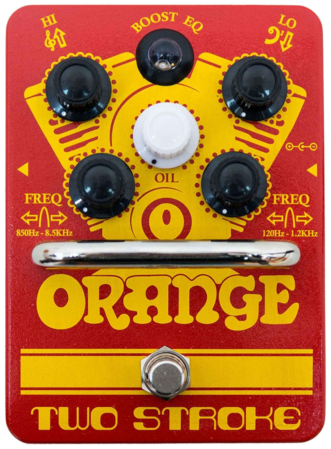 Педаль бустер Orange Two Stroke Boost EQ Pedal параметрический эквалайзер, Красный, Two Stroke Boost EQ Pedal
Педаль бустер Orange Two Stroke Boost EQ Pedal параметрический эквалайзер, Красный, Two Stroke Boost EQ Pedal