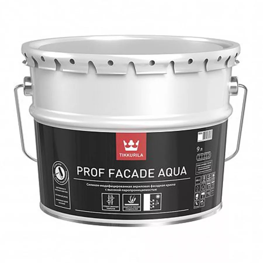 TIKKURILA Prof Facade Aqua base MRС под колеровку силикон-модифицированная фасадная краска, Белый
TIKKURILA Prof Facade Aqua base MRС под колеровку силикон-модифицированная фасадная краска, Белый