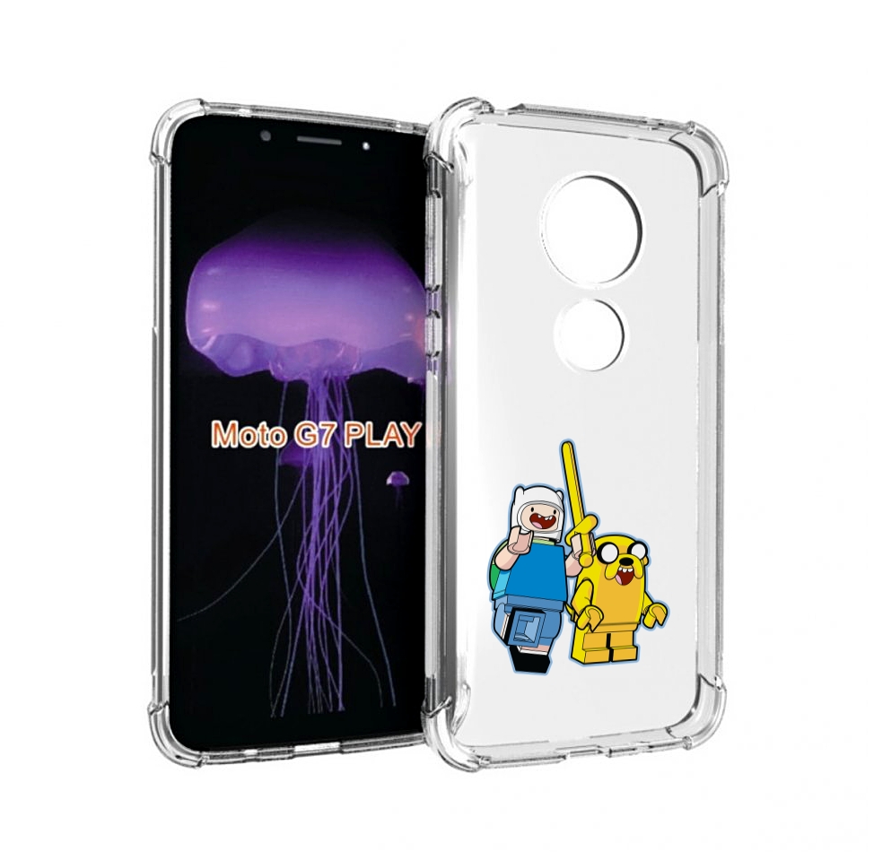 Чехол MyPads время приключений лего для Motorola Moto G7 Play, Прозрачный, Tocco
Чехол MyPads время приключений лего для Motorola Moto G7 Play, Прозрачный, Tocco