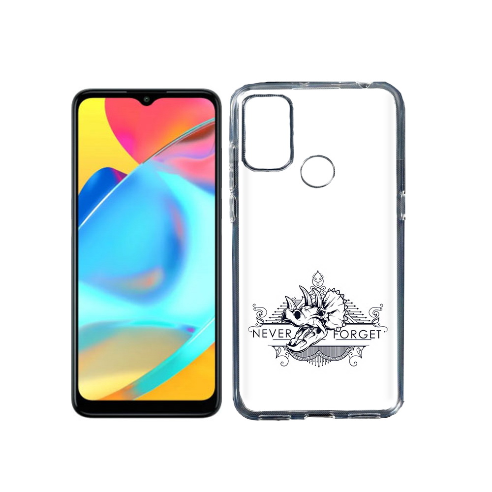 Чехол MyPads Tocco для Alcatel 3L 6056H (2021) логотип носорога никогда не забуду, Прозрачный, Tocco 
Чехол MyPads Tocco для Alcatel 3L 6056H (2021) логотип носорога никогда не забуду, Прозрачный, Tocco