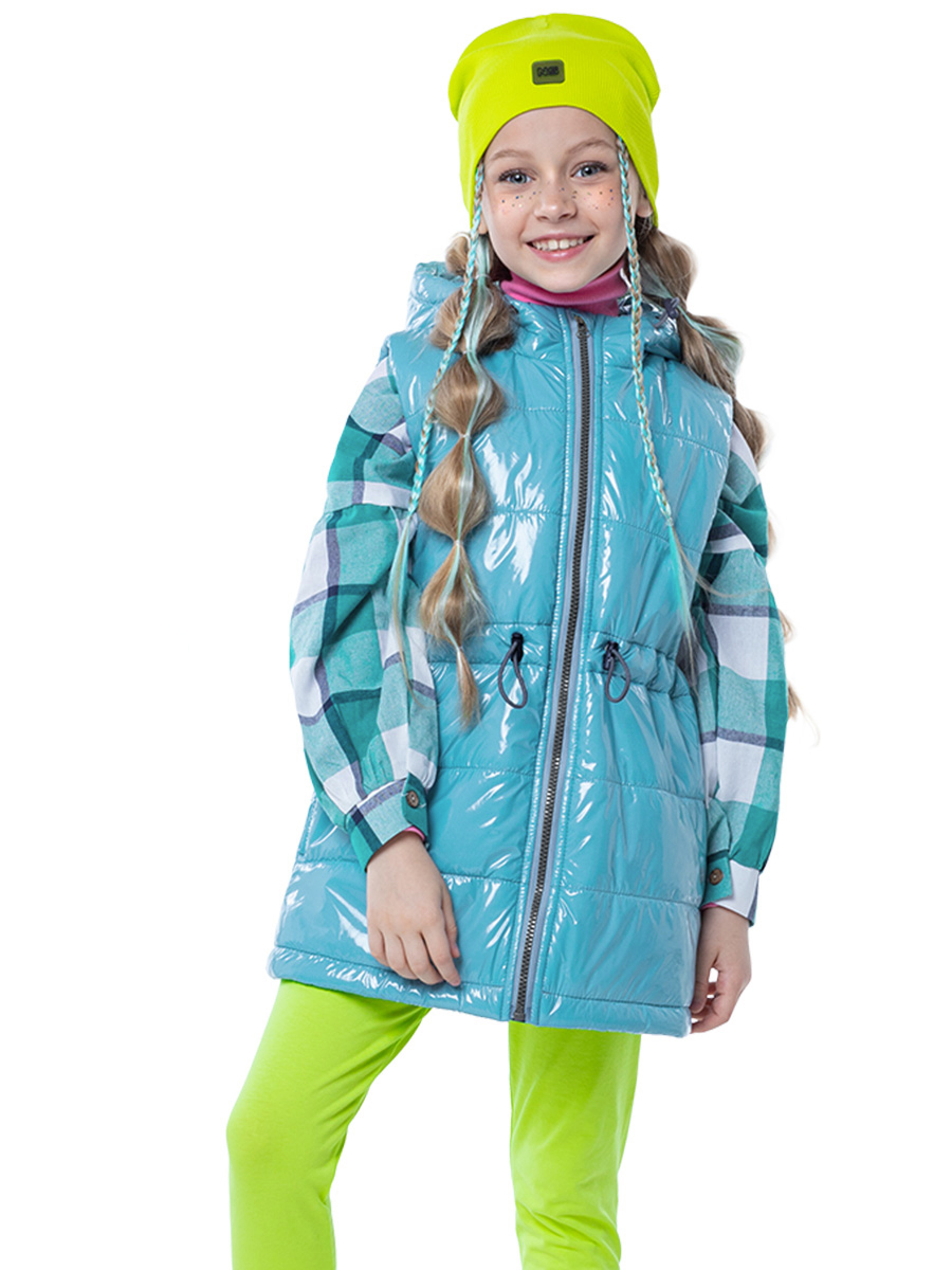 фото Жилет детский nikastyle 9м4823, голубой, 134