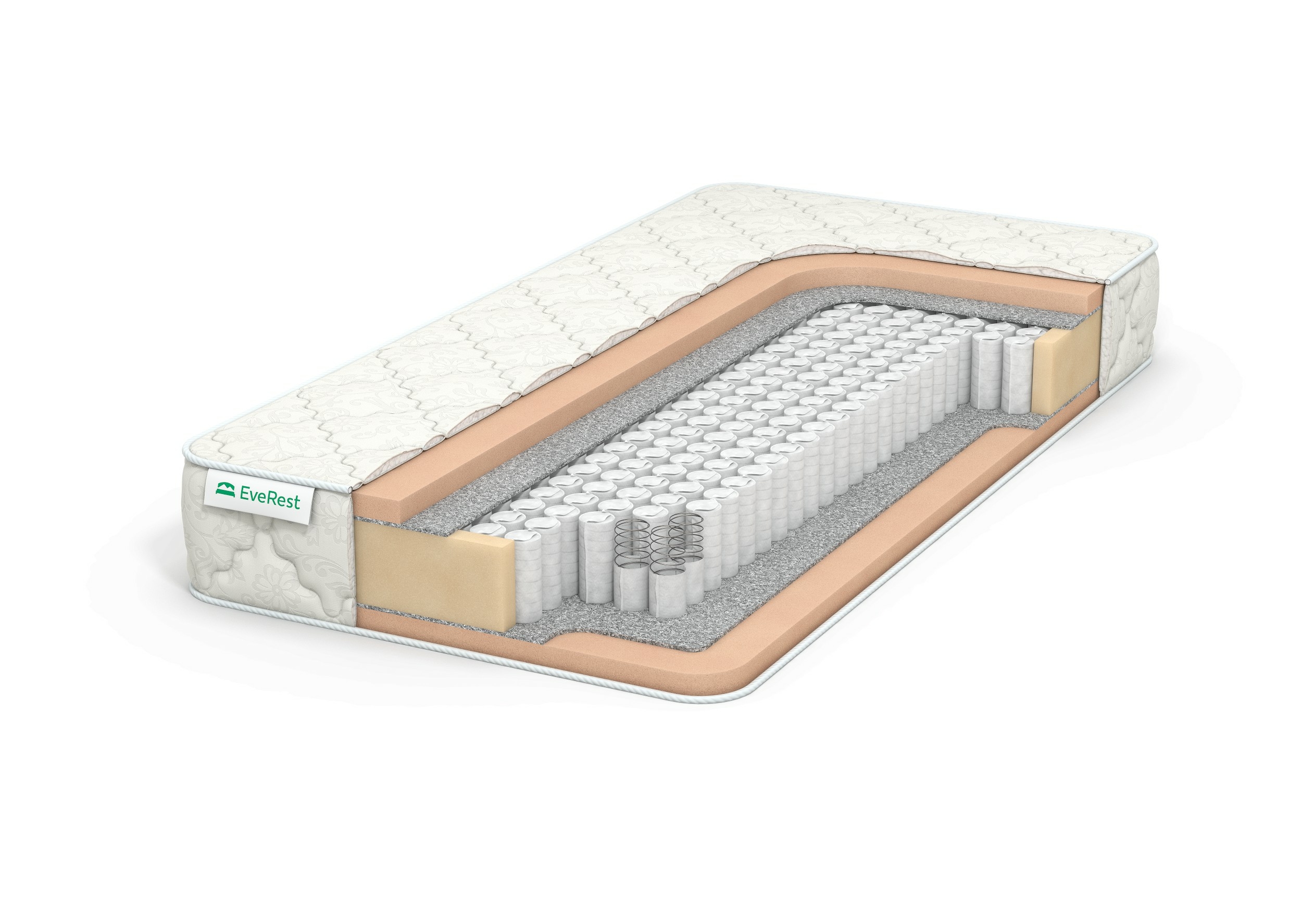 Матрас EVEREST Софт Мемори TFK 85х210, Бежевый;белый;серый;серебристый, Софт Мемори TFK
Матрас EVEREST Софт Мемори TFK 85х210, Бежевый;белый;серый;серебристый, Софт Мемори TFK