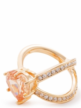 фото Зажим для платка eleganzza 01-00039710, золотой