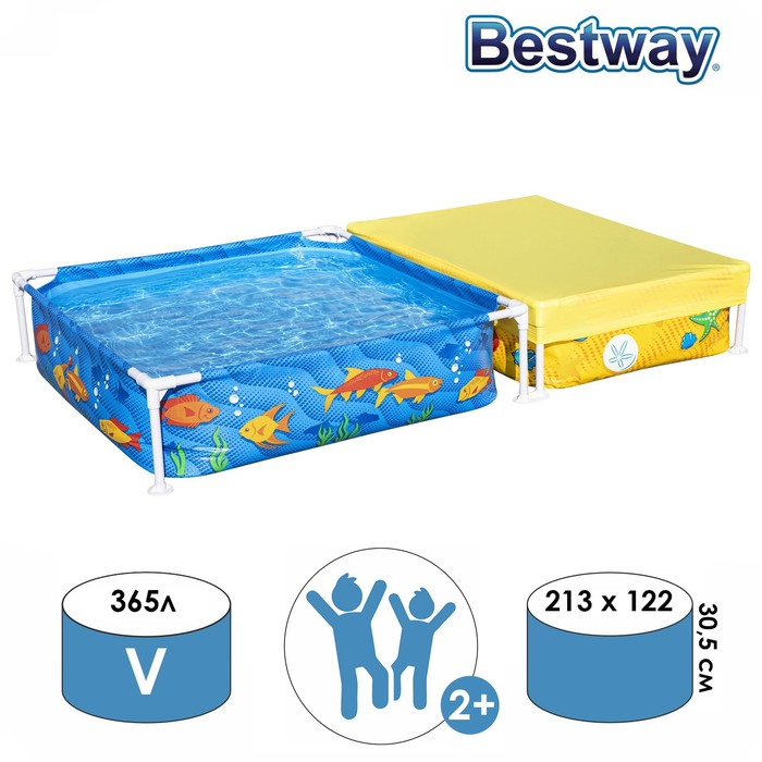 Бассейн каркасный Bestway "My First Frame Pool", 213х122х30,5 см, от 2 лет (561), Синий
Бассейн каркасный Bestway "My First Frame Pool", 213х122х30,5 см, от 2 лет (561), Синий
