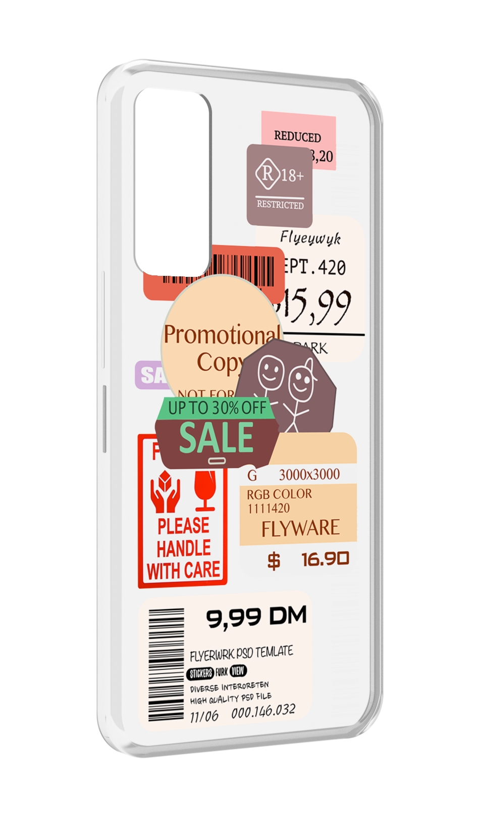 Чехол MyPads скидочные-купоны-принт для TCL 30 / TCL 30 5G / TCL 30+ plus, Прозрачный, Tocco
Чехол MyPads скидочные-купоны-принт для TCL 30 / TCL 30 5G / TCL 30+ plus, Прозрачный, Tocco