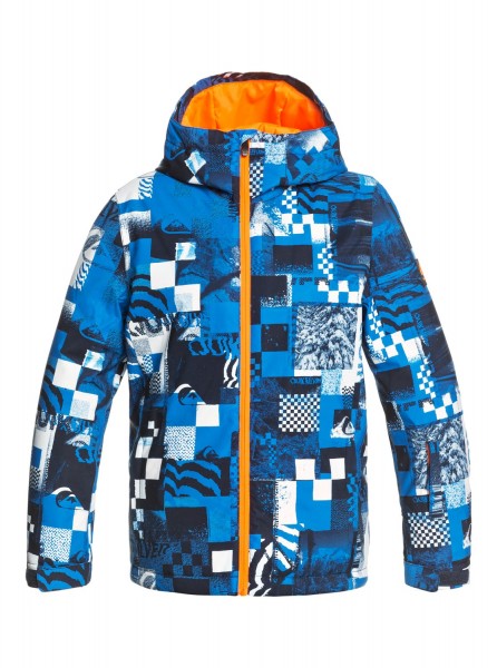 фото Детская сноубордическая куртка morton 8-16 синий xs/8 quiksilver eqbtj03127