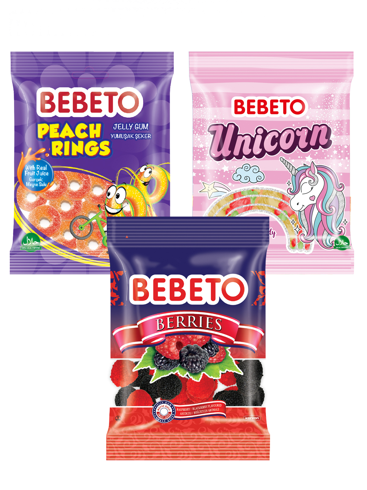 Мармелад жевательный BEBETO 3 вида: "Unicorn","Peach Rings", "Berries", Мармелад жевательный Bebeto 3 вида по 70г: "Unicorn","Peach Rings", "Berries"
Мармелад жевательный BEBETO 3 вида: "Unicorn","Peach Rings", "Berries", Мармелад жевательный Bebeto 3 вида по 70г: "Unicorn","Peach Rings", "Berries"