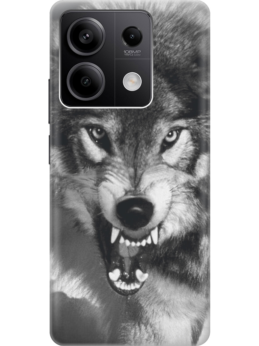 Силиконовый чехол на Xiaomi Redmi Note 13 5g с рисунком "Волчий оскал", Серый;черный, 20012075
Силиконовый чехол на Xiaomi Redmi Note 13 5g с рисунком "Волчий оскал", Серый;черный, 20012075