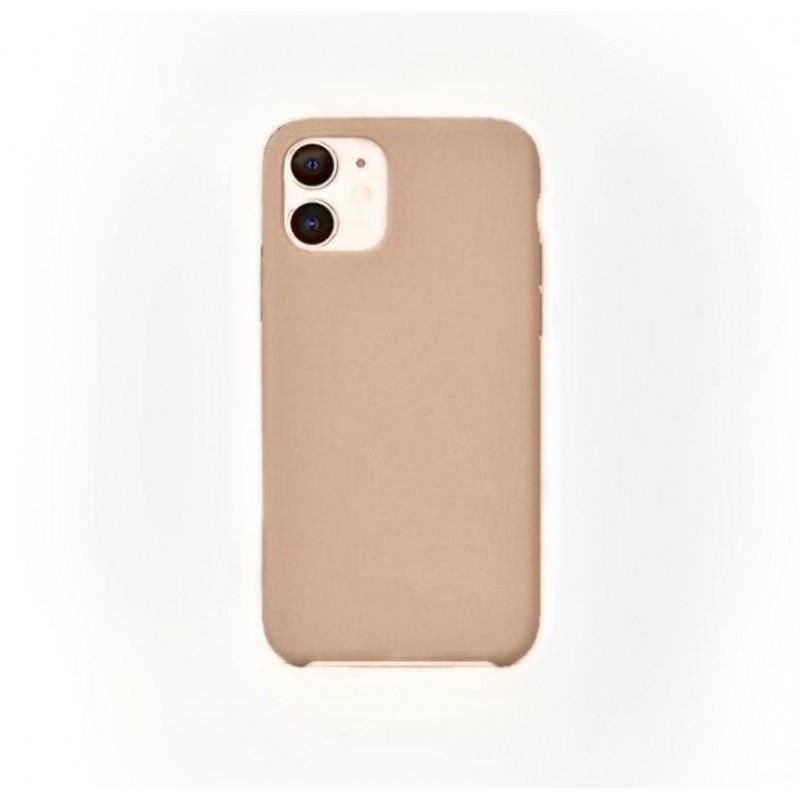 фото Чехол silicone для iphone 11 overlay (бежевый) ёmart