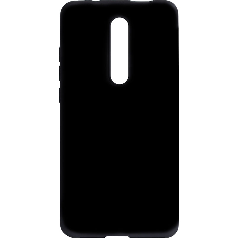 фото Чехол silicone для xiaomi mi 9t/mi 9t pro overlay (черный с тканью внутри) ёmart