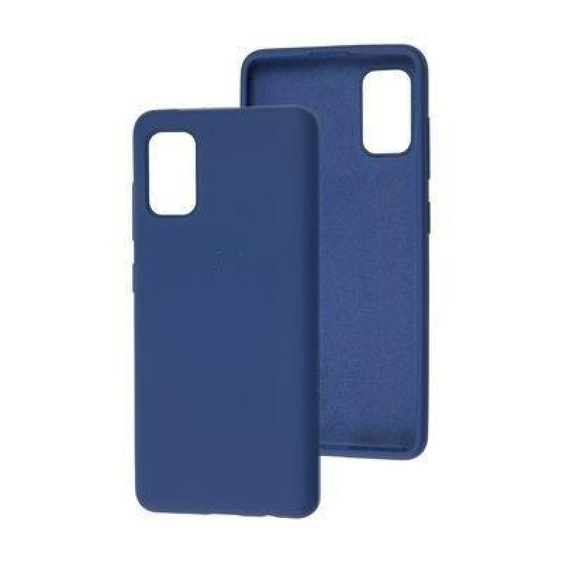 фото Чехол silicone для samsung galaxy a41 overlay (синий) ёmart