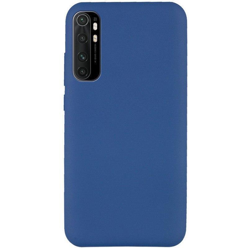 фото Чехол silicone для xiaomi mi note 10 lite overlay (синий) ёmart