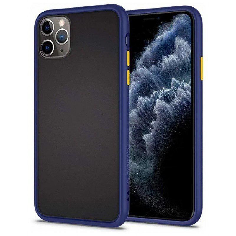 фото Чехол silicone для iphone 11 pro max overlay защита (темно-синий) ёmart