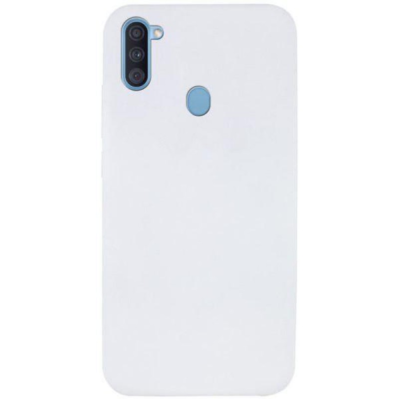 фото Чехол silicone для samsung galaxy a11 overlay (белый) ёmart