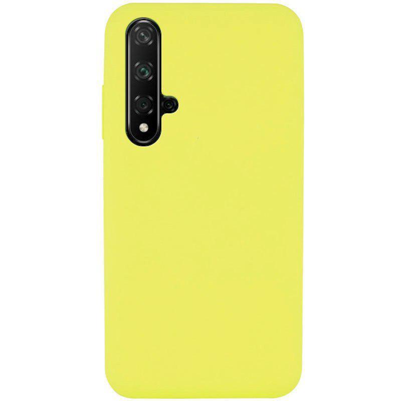 фото Чехол silicone для honor 20/nova 5t overlay (желтый) ёmart