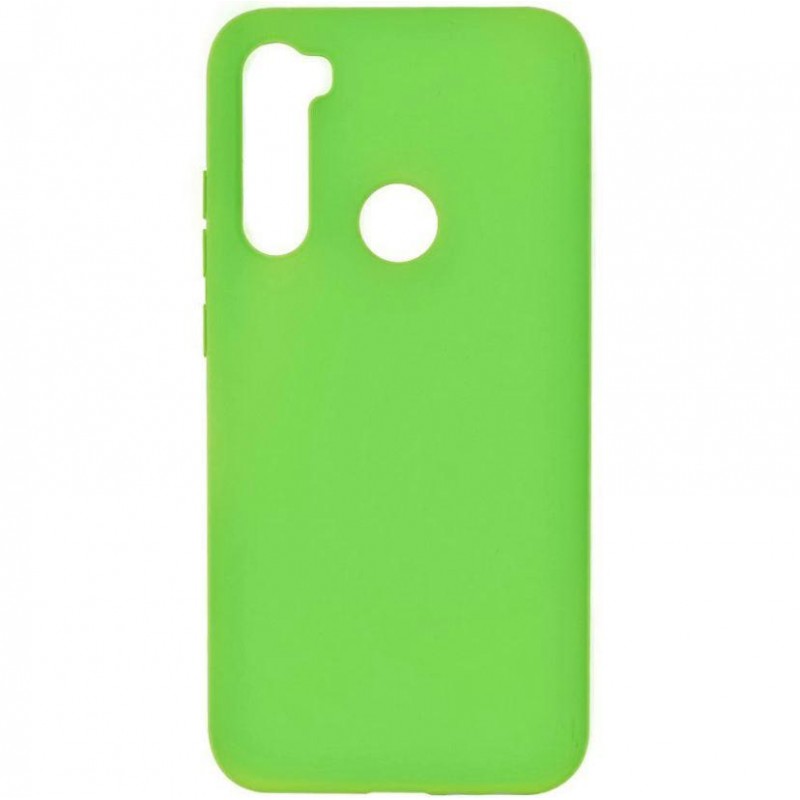 фото Чехол silicone для xiaomi redmi note 8t overlay (ярко-салатовый) ёmart