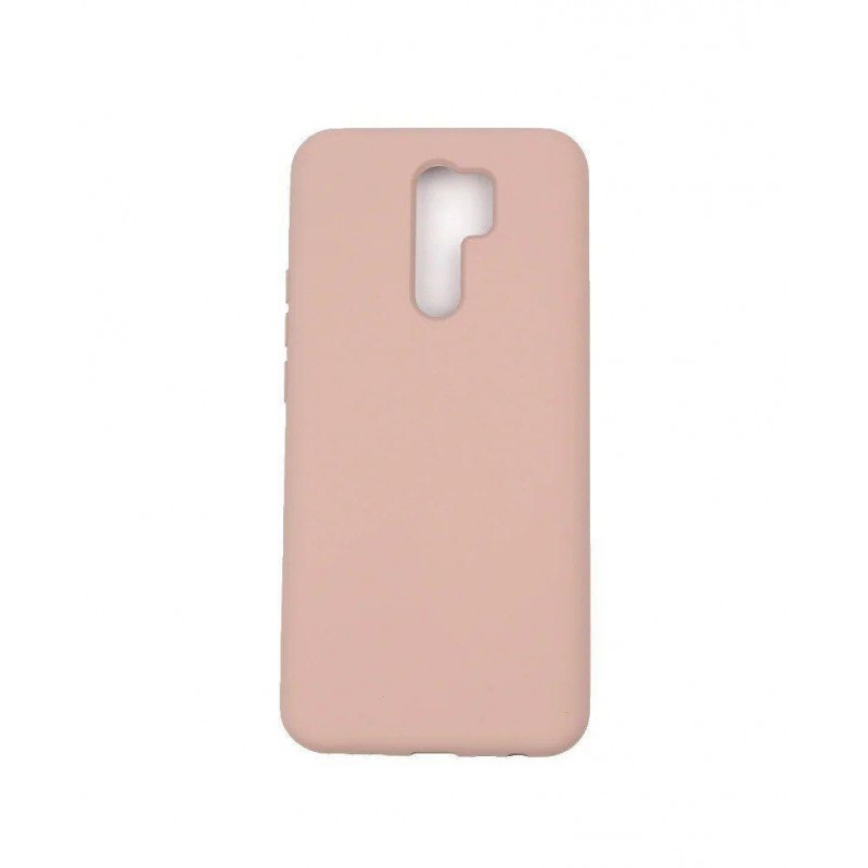 фото Чехол silicone для xiaomi redmi 9 overlay (пудровый) ёmart