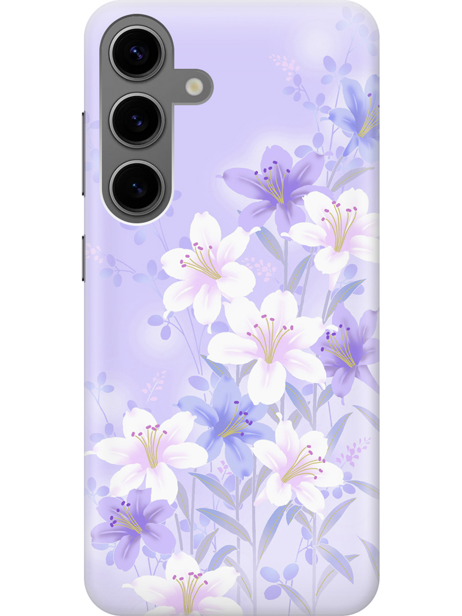 Силиконовый чехол на Samsung Galaxy S24 с рисунком "Лилии на фиолетовом", Белый;фиолетовый, 20011912
Силиконовый чехол на Samsung Galaxy S24 с рисунком "Лилии на фиолетовом", Белый;фиолетовый, 20011912