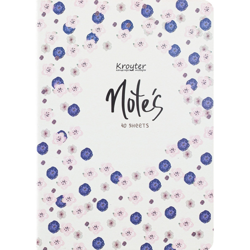 Бизнес-тетрадь Kroyter А5,40л,клетка,сшивка,обл.карт,бл.тонир.Flowers 00116, (3шт.)
Бизнес-тетрадь Kroyter А5,40л,клетка,сшивка,обл.карт,бл.тонир.Flowers 00116, (3шт.)