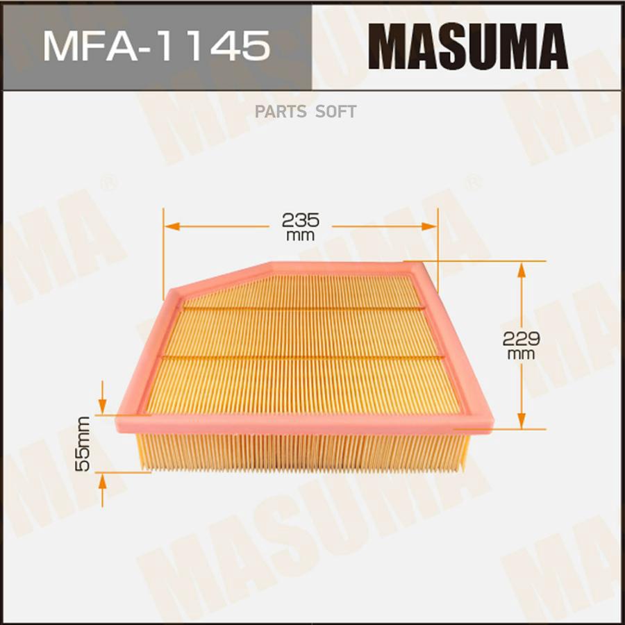Фильтр воздушный Toyota Alphard / Vellfire/RAV 4 IV 12> Lexus GS/IS III 11> Masuma MFA1145
Фильтр воздушный Toyota Alphard / Vellfire/RAV 4 IV 12> Lexus GS/IS III 11> Masuma MFA1145