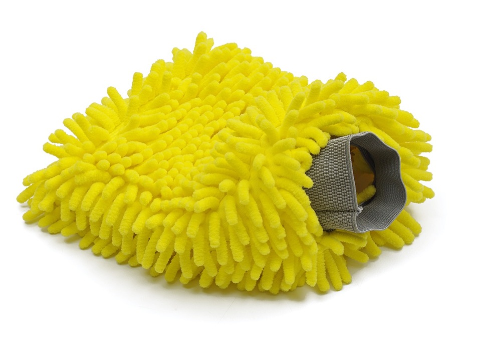 фото Варежка с ворсом chenille microfiber wash mitt микрофибра, 1400 г/м2 adolf bucher
