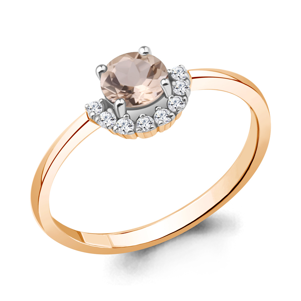 Кольцо из красного золота с бриллиантом/морганитом р., Aquamarine 964232к, 964232к_585_кз
Кольцо из красного золота с бриллиантом/морганитом р., Aquamarine 964232к, 964232к_585_кз