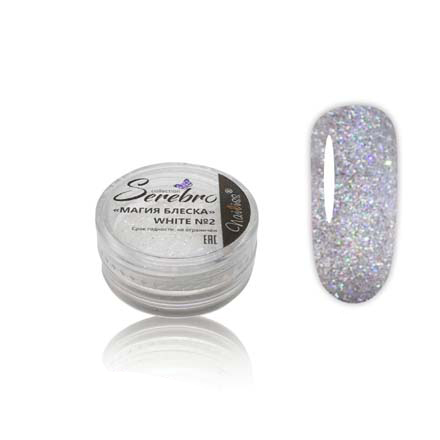 Набор Serebro Дизайн для ногтей Магия блеска White №2, 4 шт.
Набор Serebro Дизайн для ногтей Магия блеска White №2, 4 шт.