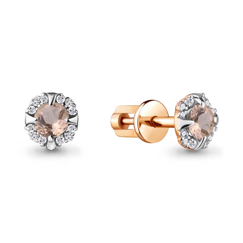 Серьги- пусеты из красного золота с бриллиантом/морганитом Aquamarine 943055к, 943055к_585_кз
Серьги- пусеты из красного золота с бриллиантом/морганитом Aquamarine 943055к, 943055к_585_кз