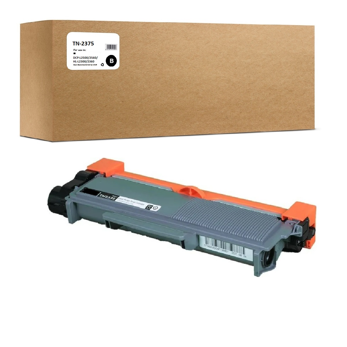 Картридж OEM TN2375 для Brother HL-2300/2340/2360/2365/2500/2520, Черный, OEM TN-2375
Картридж OEM TN2375 для Brother HL-2300/2340/2360/2365/2500/2520, Черный, OEM TN-2375