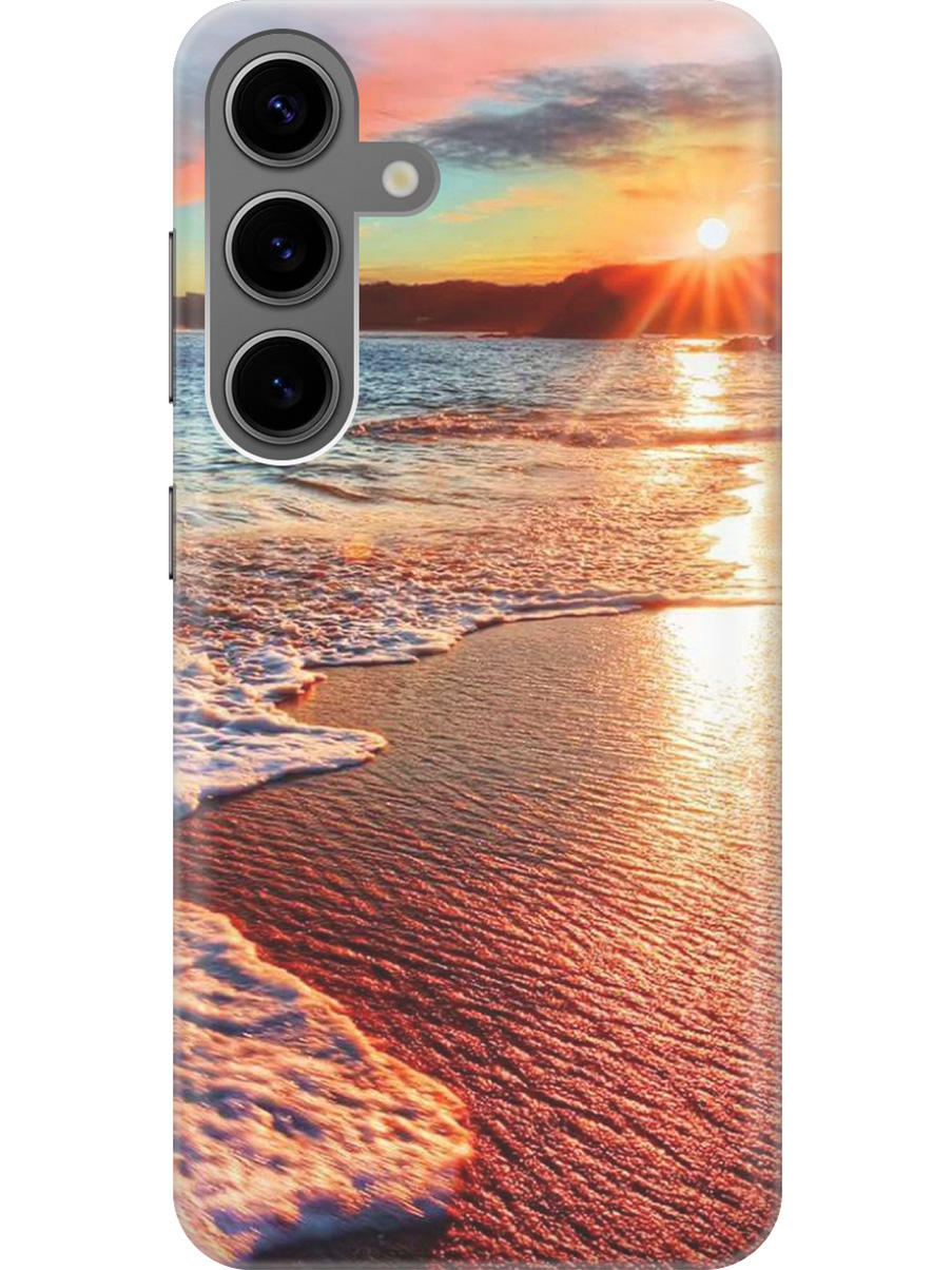 Силиконовый чехол на Samsung Galaxy S24 с рисунком "Залитый светом пляж", Оранжевый;коричневый, 20011912
Силиконовый чехол на Samsung Galaxy S24 с рисунком "Залитый светом пляж", Оранжевый;коричневый, 20011912