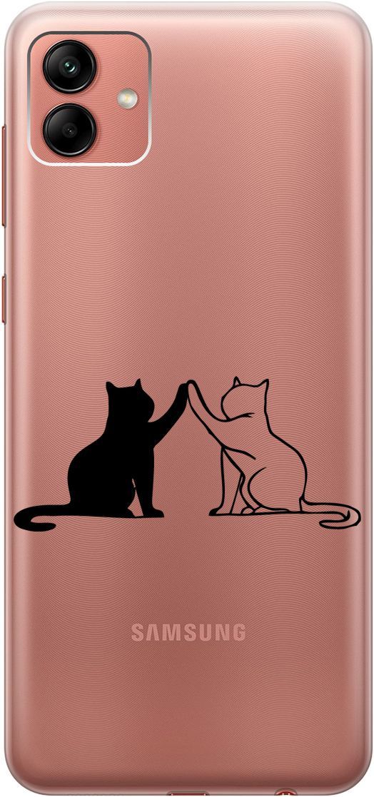 Силиконовый чехол на Samsung Galaxy A04 с 3D принтом "Cats" прозрачный, Прозрачный;черный, 158430
Силиконовый чехол на Samsung Galaxy A04 с 3D принтом "Cats" прозрачный, Прозрачный;черный, 158430