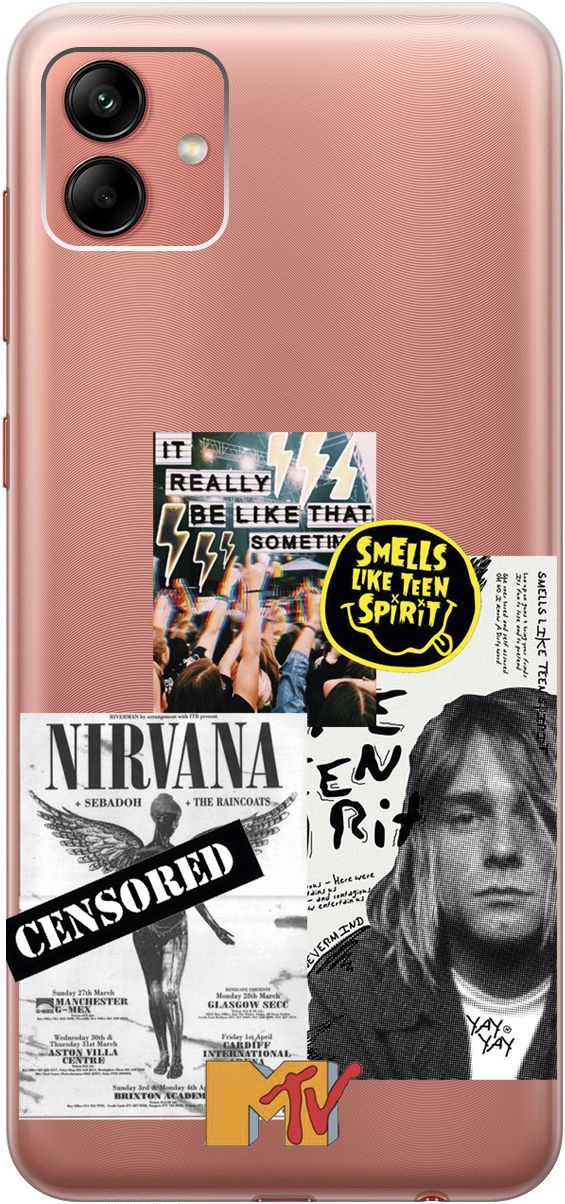 Силиконовый чехол на Samsung Galaxy A04 с 3D принтом "Nirvana" прозрачный, Прозрачный;белый, 158430
Силиконовый чехол на Samsung Galaxy A04 с 3D принтом "Nirvana" прозрачный, Прозрачный;белый, 158430