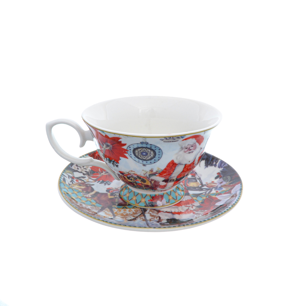 Чайная пара Christmas time Royal Classics 
Чайная пара Christmas time Royal Classics