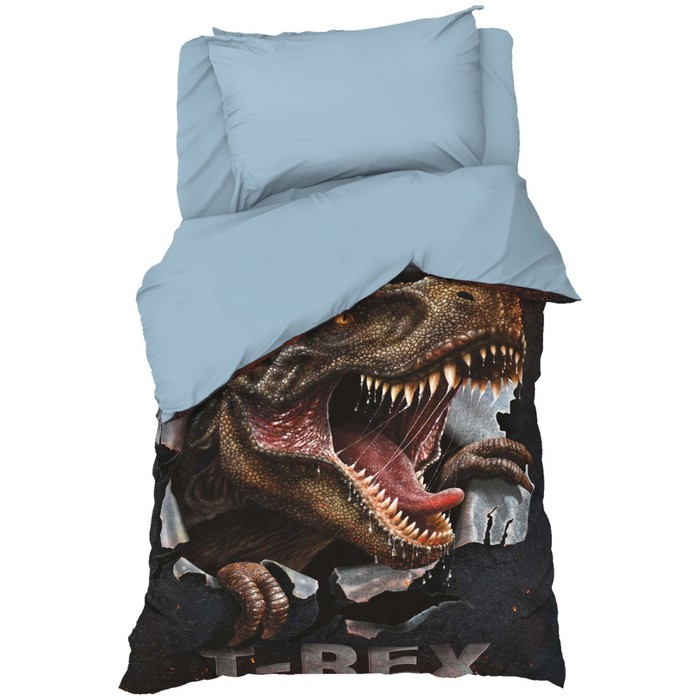 Постельное бельё Этель 1,5 сп "Dangerous T-rex" 143х215 см, 150х214 см, 50х70 см -1 шт, 10
Постельное бельё Этель 1,5 сп "Dangerous T-rex" 143х215 см, 150х214 см, 50х70 см -1 шт, 10
