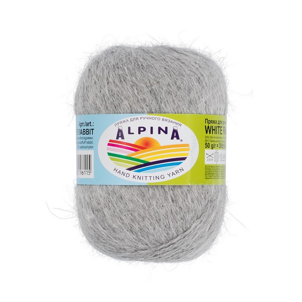 Пряжа Alpina WHITE RABBIT 10 шт. в упак. цвет №237 св.серый меланж Alpina-WHITE RA
Пряжа Alpina WHITE RABBIT 10 шт. в упак. цвет №237 св.серый меланж Alpina-WHITE RA