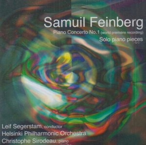 Feinberg. Piano Concerto No. 1 and solo piano works - Leif Segerstam, Helsinki Philharmoni, 1 CD
Feinberg. Piano Concerto No. 1 and solo piano works - Leif Segerstam, Helsinki Philharmoni, 1 CD
