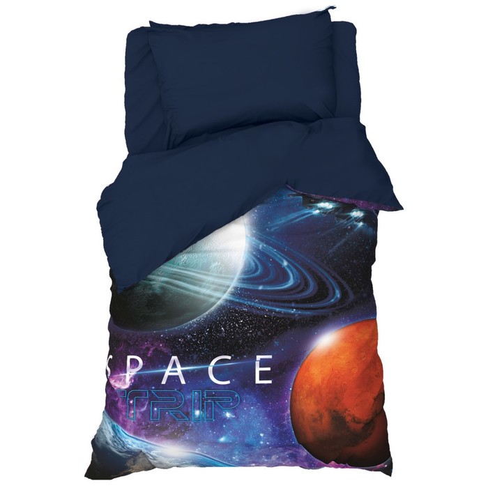Постельное бельё Этель 1,5 сп "Space trip" 143х215 см, 150х214 см, 50х70 см -1 шт, 100 % х
Постельное бельё Этель 1,5 сп "Space trip" 143х215 см, 150х214 см, 50х70 см -1 шт, 100 % х