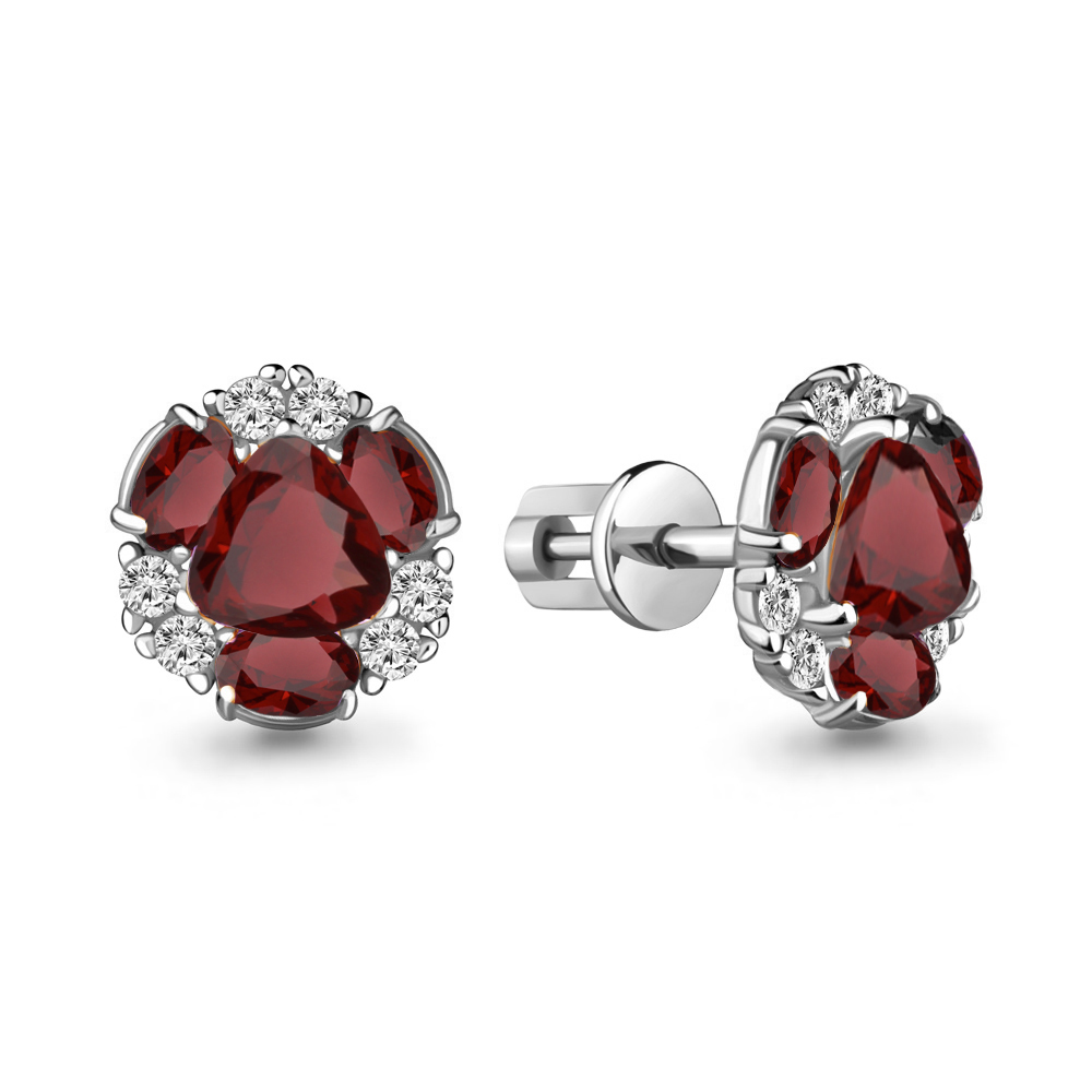 Серьги-пусеты из серебра с гранатом Aquamarine 4736003А_925_р, 4736003А_925_р
Серьги-пусеты из серебра с гранатом Aquamarine 4736003А_925_р, 4736003А_925_р