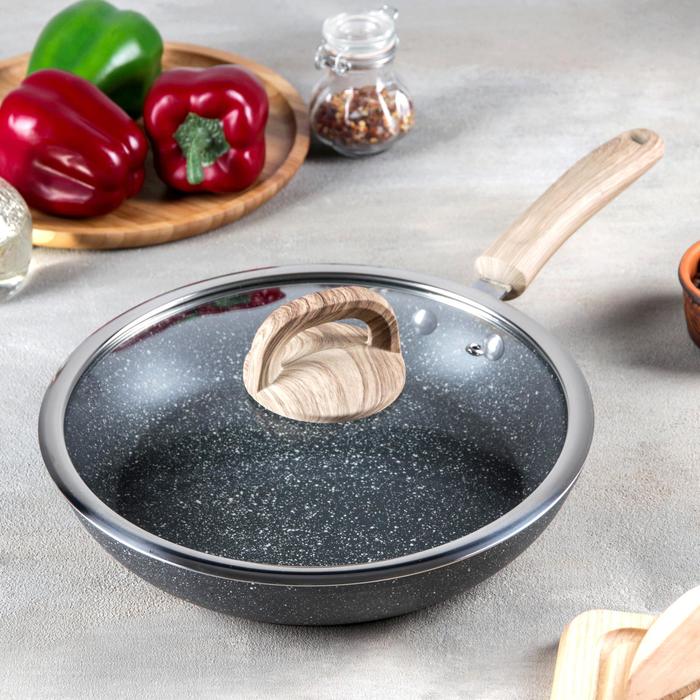 Лариат, d 26 см, антипригарная, с крышкой, индукция
Лариат, d 26 см, антипригарная, с крышкой, индукция