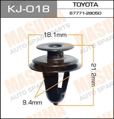 Клипса пластиковая TOYOTA MASUMA kj018, Клипса пластиковая TOYOTA MASUMA kj018 MASUMA kj018
Клипса пластиковая TOYOTA MASUMA kj018, Клипса пластиковая TOYOTA MASUMA kj018 MASUMA kj018