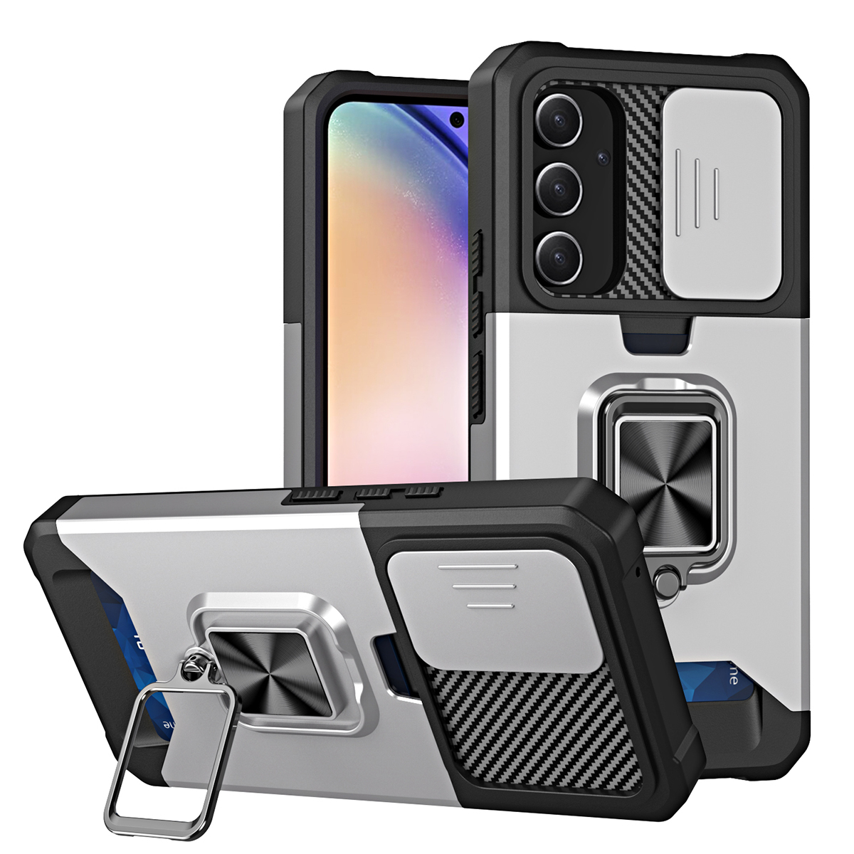 Противоударный чехол Сard Reader Case для Samsung Galaxy A54 5G, серебряный, Серебристый, Сard Reader Case
Противоударный чехол Сard Reader Case для Samsung Galaxy A54 5G, серебряный, Серебристый, Сard Reader Case