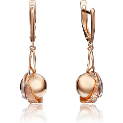 Серьги из красного золота PLATINA jewelry 02-4161-00-000-1110-48, 02-4161-00-000-1110-48
Серьги из красного золота PLATINA jewelry 02-4161-00-000-1110-48, 02-4161-00-000-1110-48