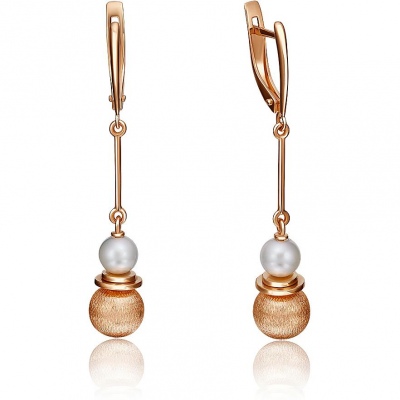 Серьги из красного золота PLATINA jewelry 02-4260-00-301-1110-31, жемчуг культивированный, 02-4260-00-301-1110-31
Серьги из красного золота PLATINA jewelry 02-4260-00-301-1110-31, жемчуг культивированный, 02-4260-00-301-1110-31