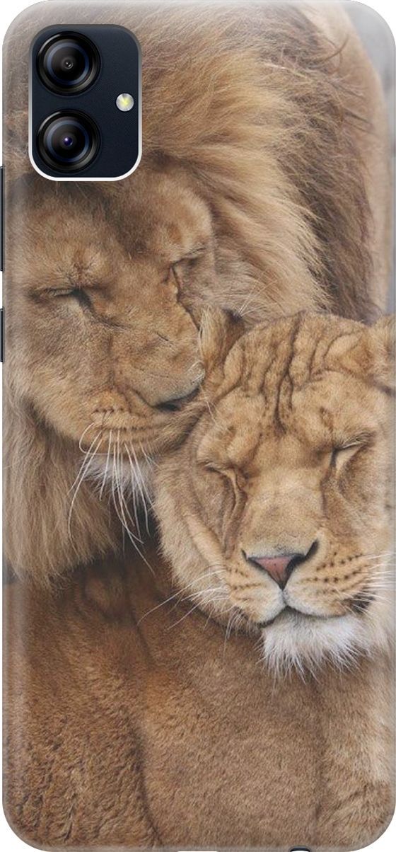 Силиконовый чехол на Samsung Galaxy A04e "Милые львы", Бежевый;коричневый, 158461 
Силиконовый чехол на Samsung Galaxy A04e "Милые львы", Бежевый;коричневый, 158461