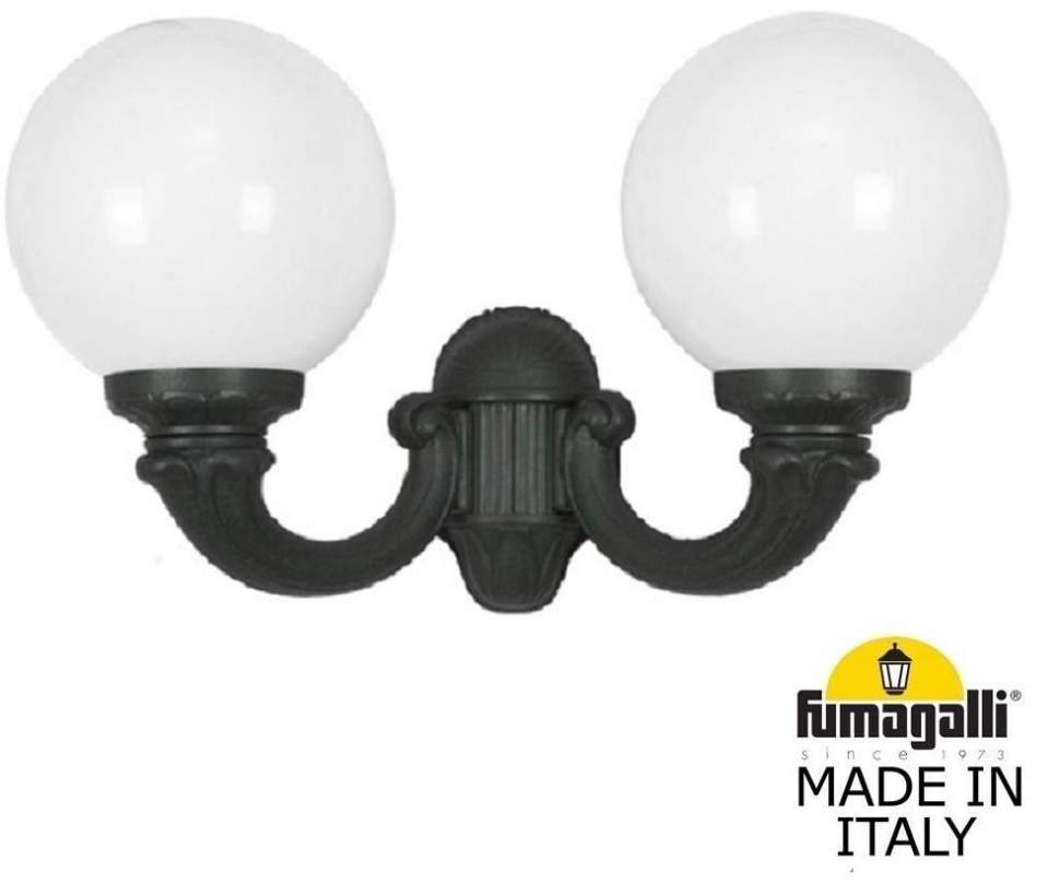 фото Fumagalli настенный фонарь уличный globe 300 g30.142.000.ayf1r