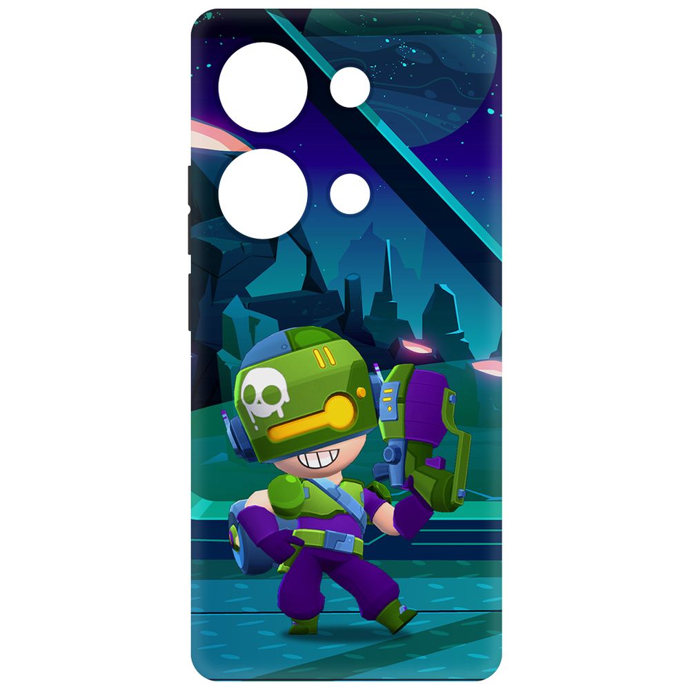 Чехол-накладка Soft Case Brawl Stars - Контрабандистка Пенни для Poco M6 Pro 4G, Черный
Чехол-накладка Soft Case Brawl Stars - Контрабандистка Пенни для Poco M6 Pro 4G, Черный