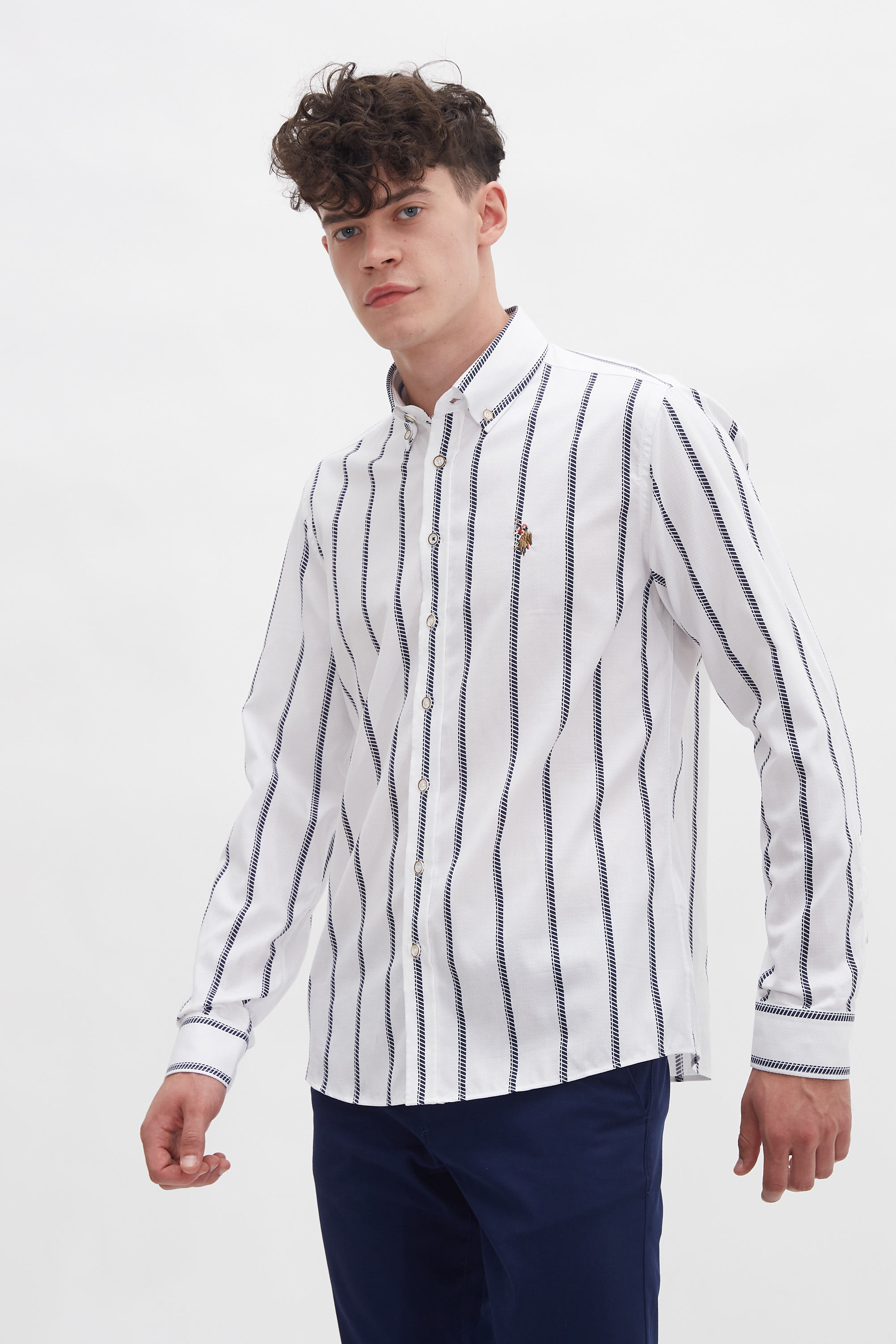 фото Рубашка мужская u.s. polo assn. g081sz0040sebastian021y белая s