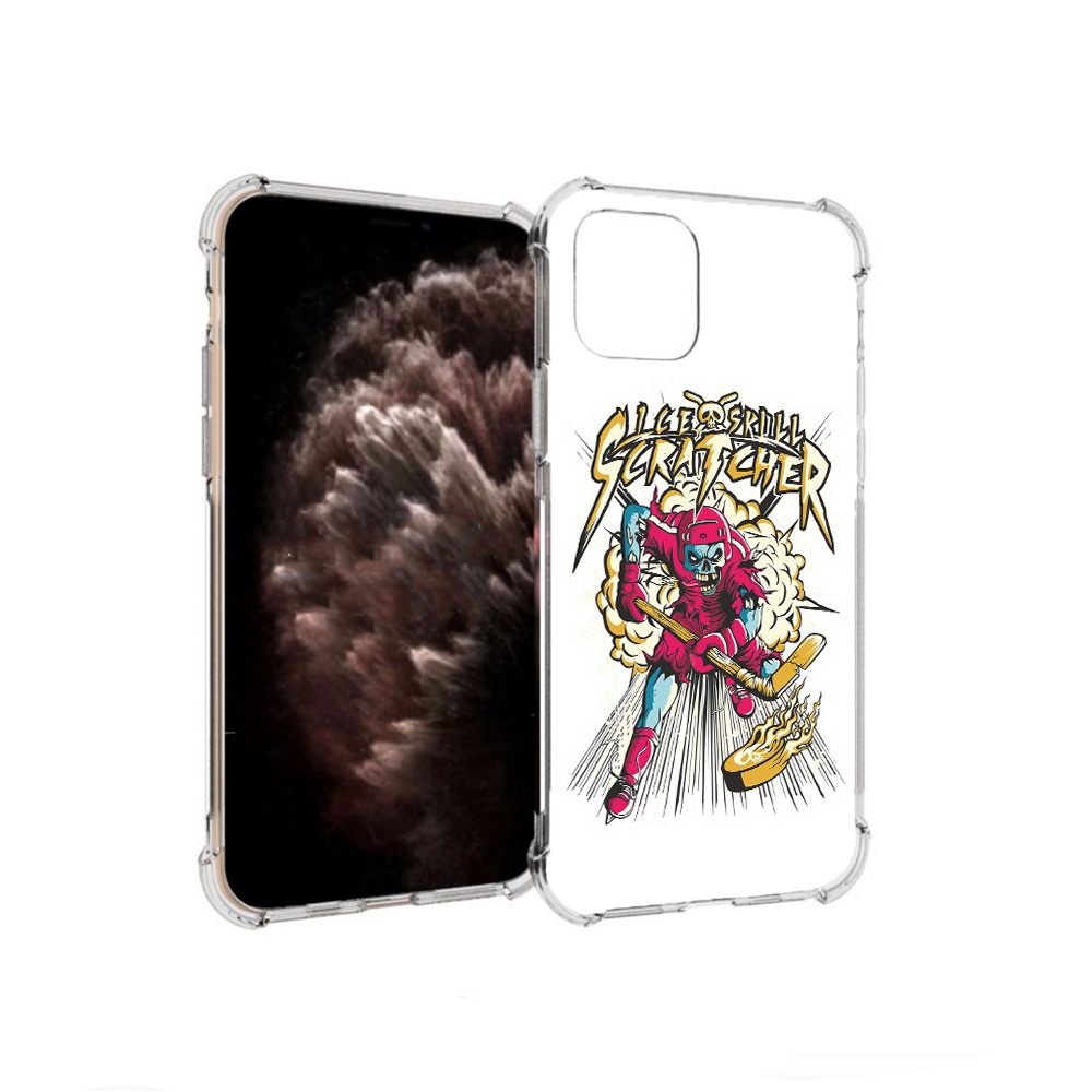 Чехол MyPads Tocco для Apple iPhone 11 Pro нарисованный скелет хоккеист, Прозрачный, Tocco
Чехол MyPads Tocco для Apple iPhone 11 Pro нарисованный скелет хоккеист, Прозрачный, Tocco